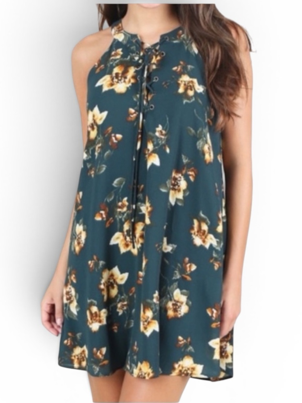 Altar'd State Floral Sleeveless Dress Small NWT